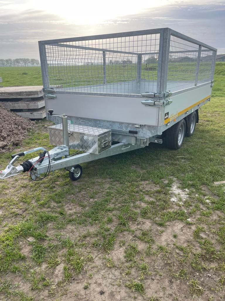 TE HUUR KIPPER/AANHANGWAGEN, Diensten en Vakmensen, Verhuur | Auto en Motor, Aanhangwagen