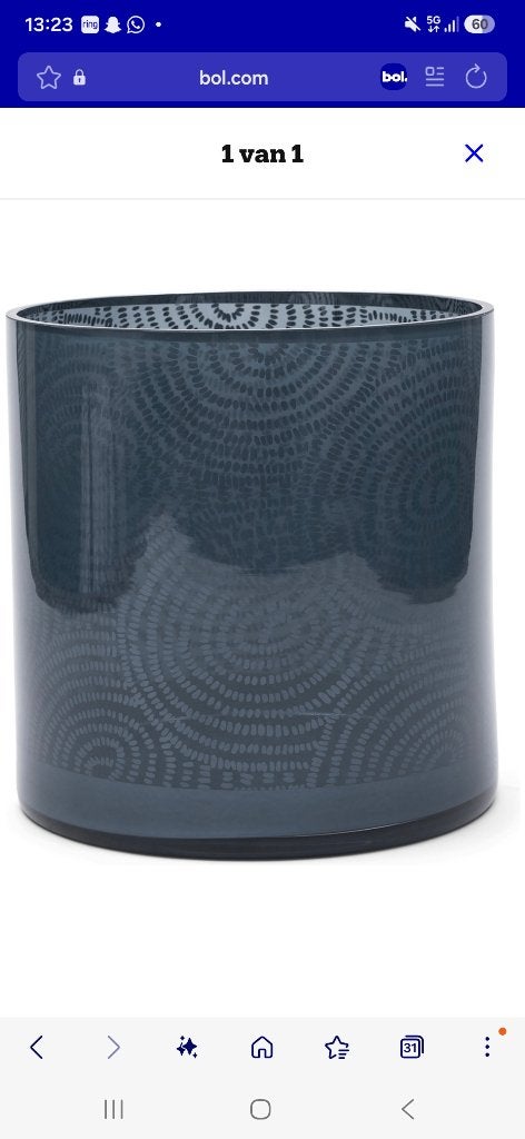 Riviera maison coco mix glass, Ophalen, Blauw, Nieuw, Landelijk