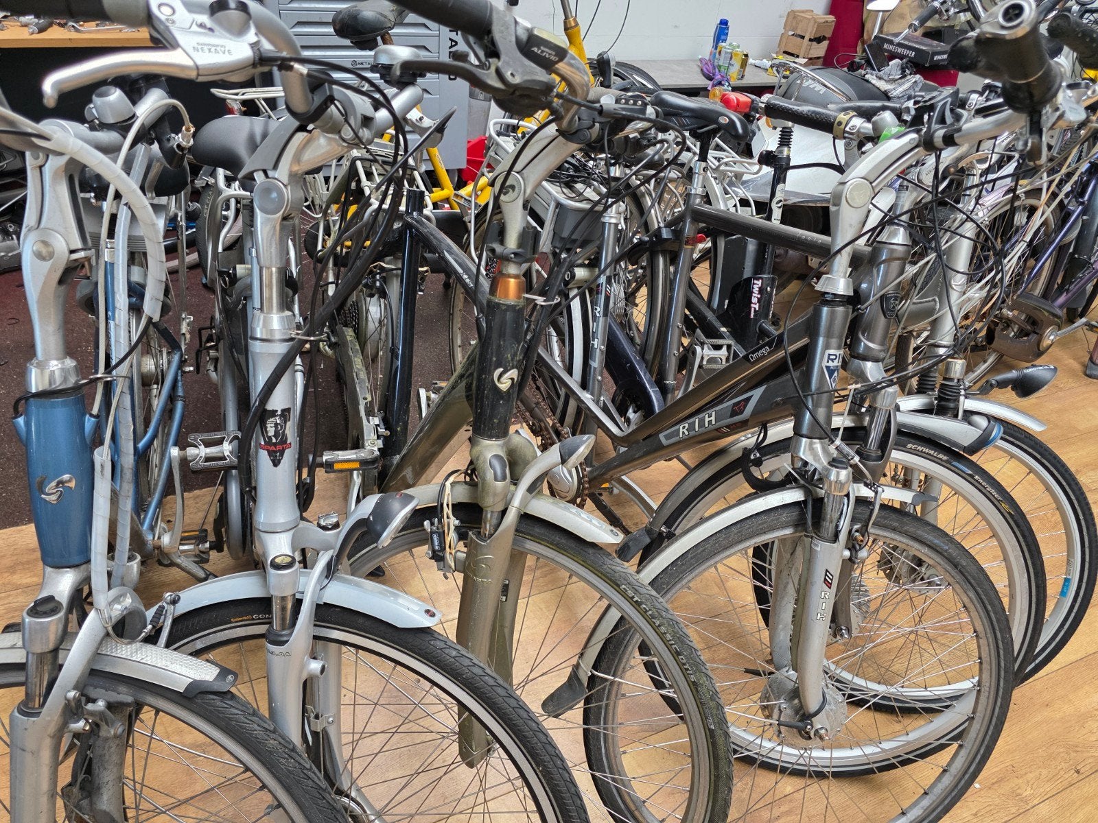 6x elektrische fiets, Ophalen