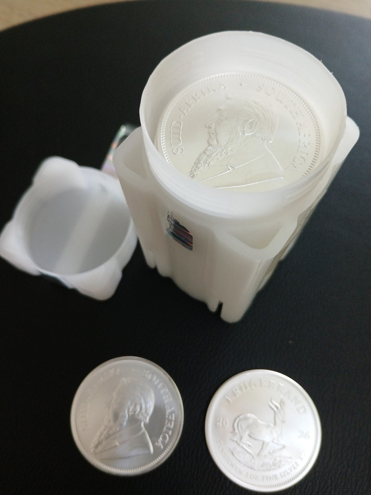 Krugerrand 2026 zilver 1ounce .999 tube 25 munten BU, Ophalen of Verzenden, Zilver