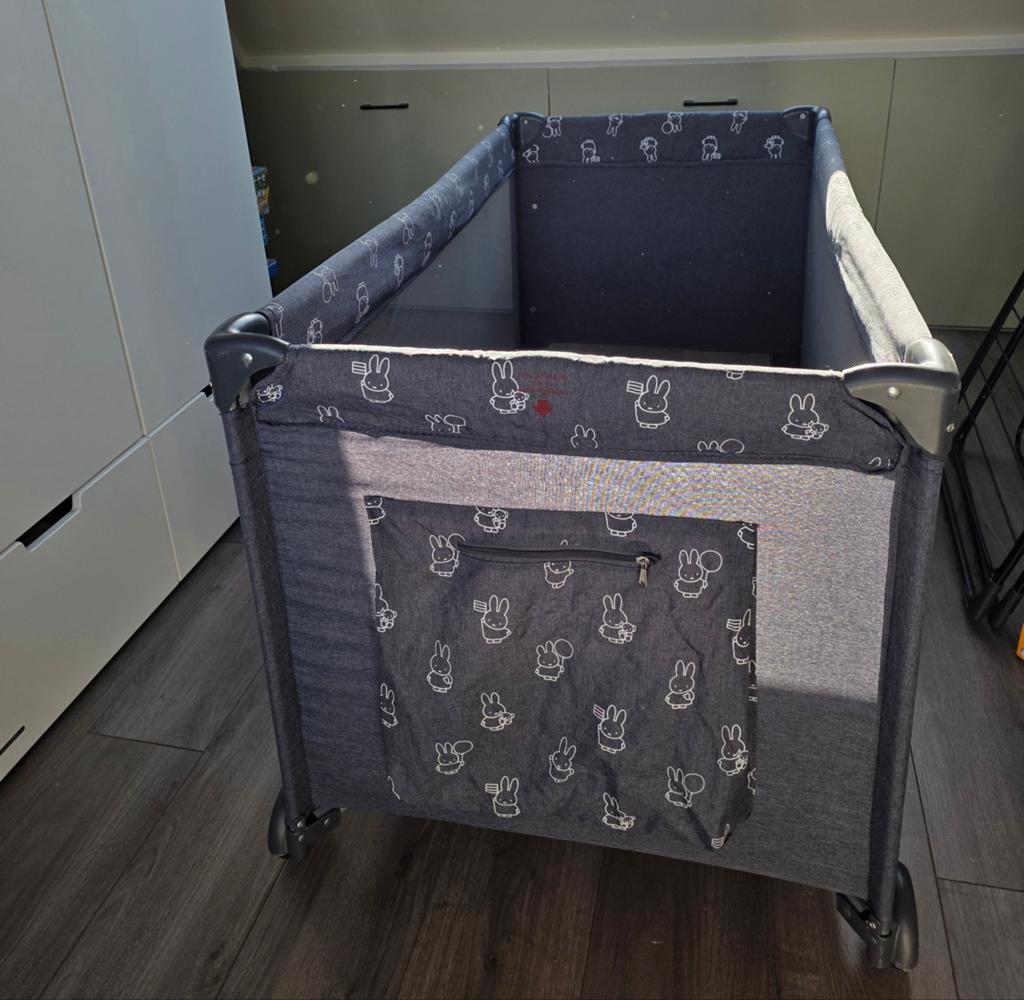 Nijntje campingbedje met extra matrasje, Ophalen, Gebruikt, 70 tot 85 cm, 140 tot 160 cm