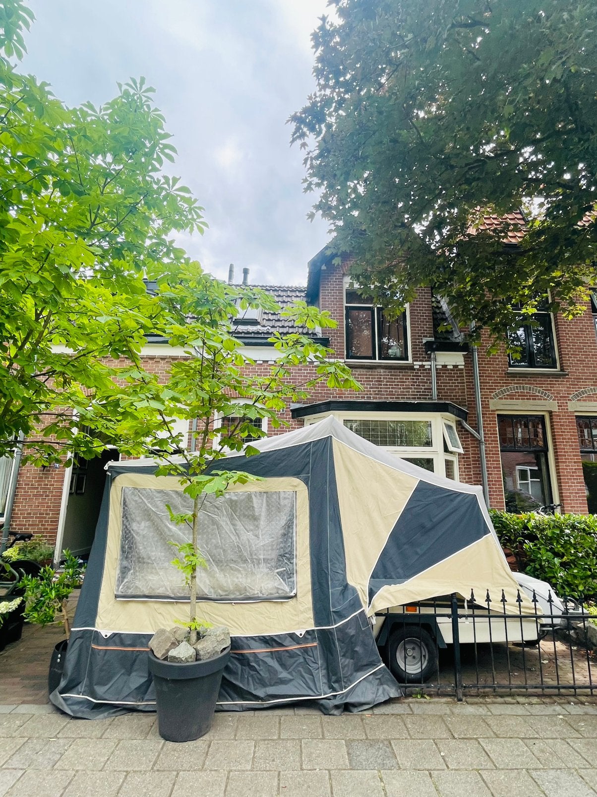Camplet concorde vouwwagen 2004, Caravans en Kamperen, Vouwwagens, Camp-Let, tot en met 4, Lichtgrijs, Ophalen