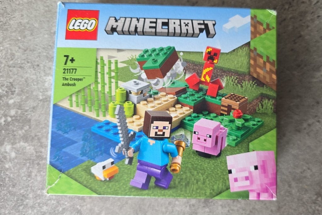 LEGO Minecraft 21177 De Creeper hinderlaag, Kinderen en Baby's, Speelgoed | Duplo en Lego, Ophalen, Zo goed als nieuw