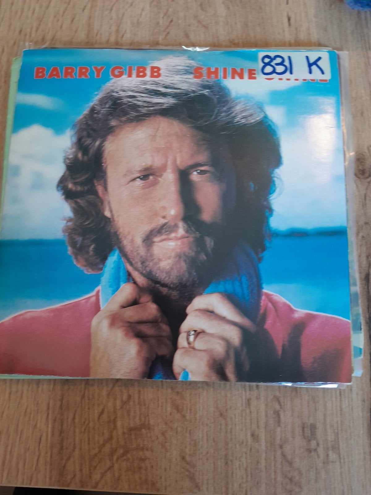 Barry gibb 7inch shine shine, Ophalen of Verzenden, Zo goed als nieuw, Pop