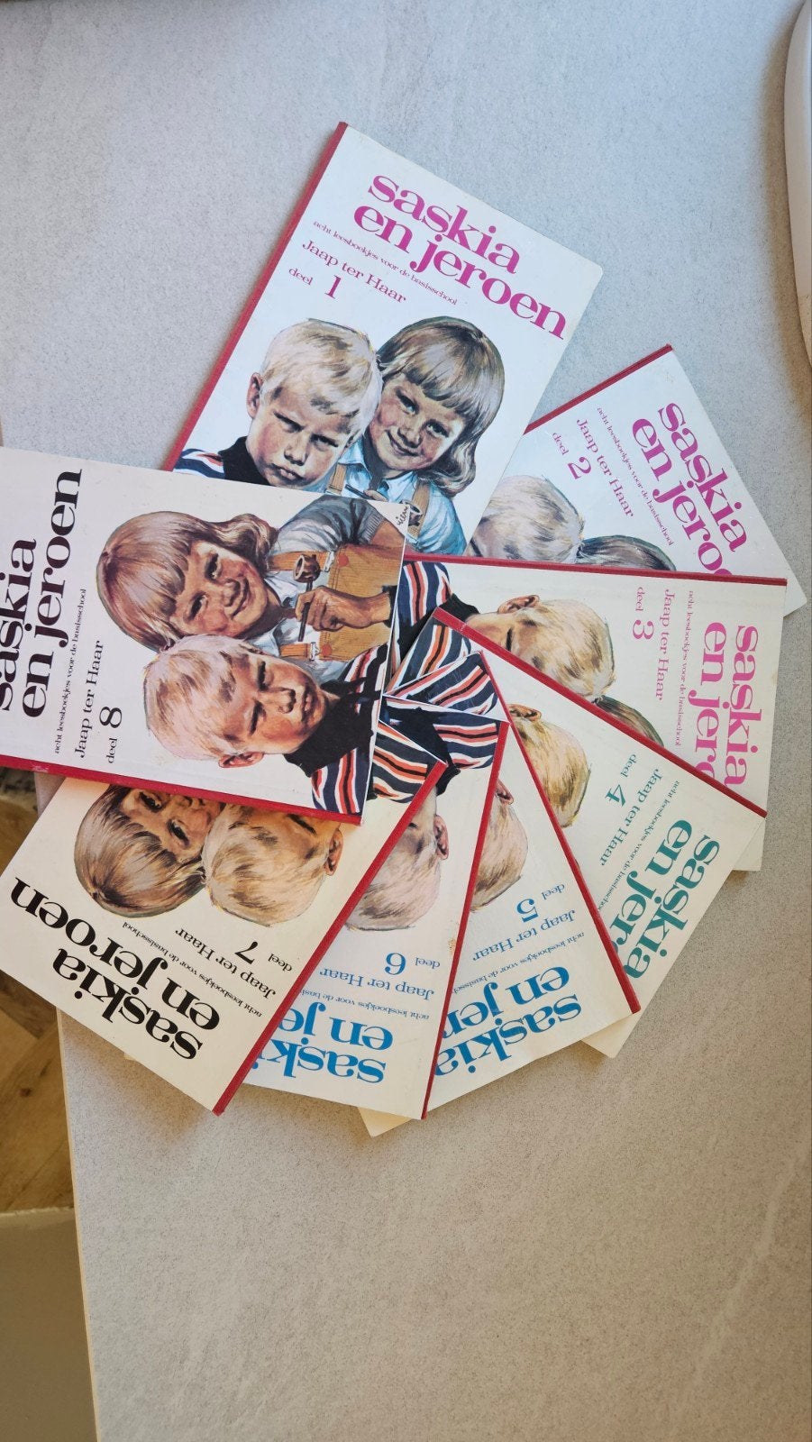 Saskia en Jeroen boekenreeks - Jaap ter Haar (8 delen), Ophalen, Gelezen, Jaap ter Haar, Fictie algemeen
