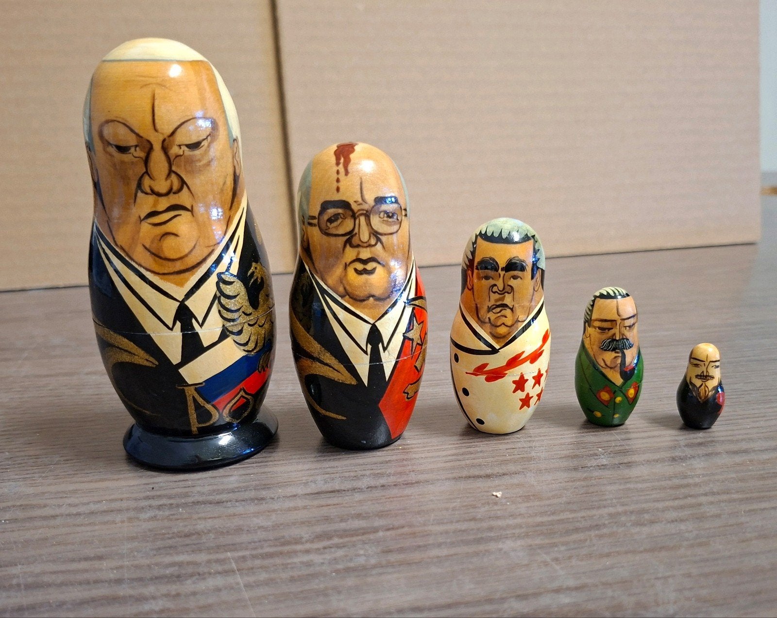 Matroesjka russische leiders, Gebruikt, Onbekend, Ophalen of Verzenden, Onbekend