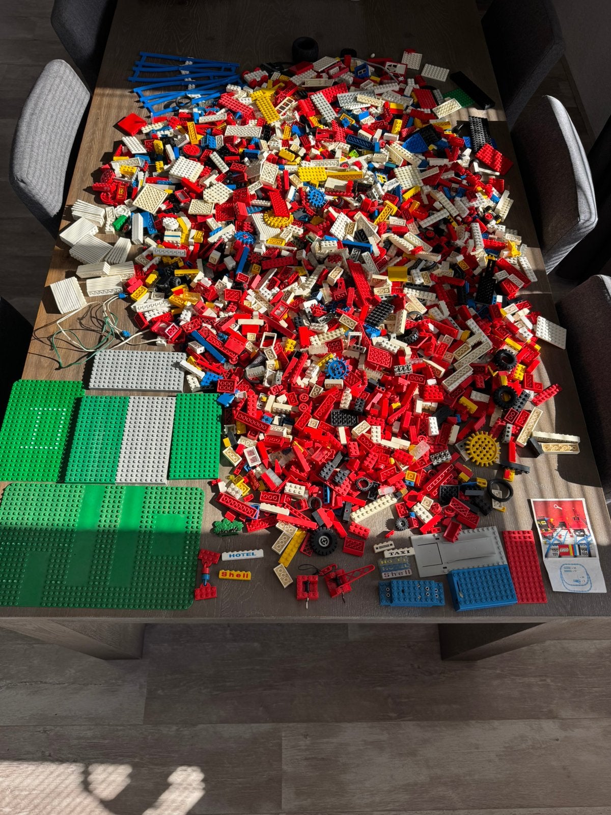 Partij lego 6,7 kg incl. bak platen / stenen / trein / kabel, Kinderen en Baby's, Ophalen, Gebruikt, Losse stenen, Lego