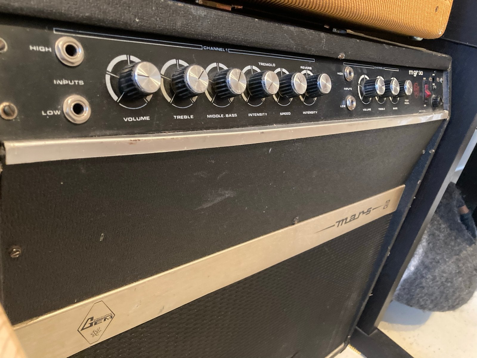 GEM Mars GR30 Gitaarversterker (1970s Vox/Marshall-vibe), Ophalen of Verzenden, Gebruikt, Gitaar, Minder dan 50 watt