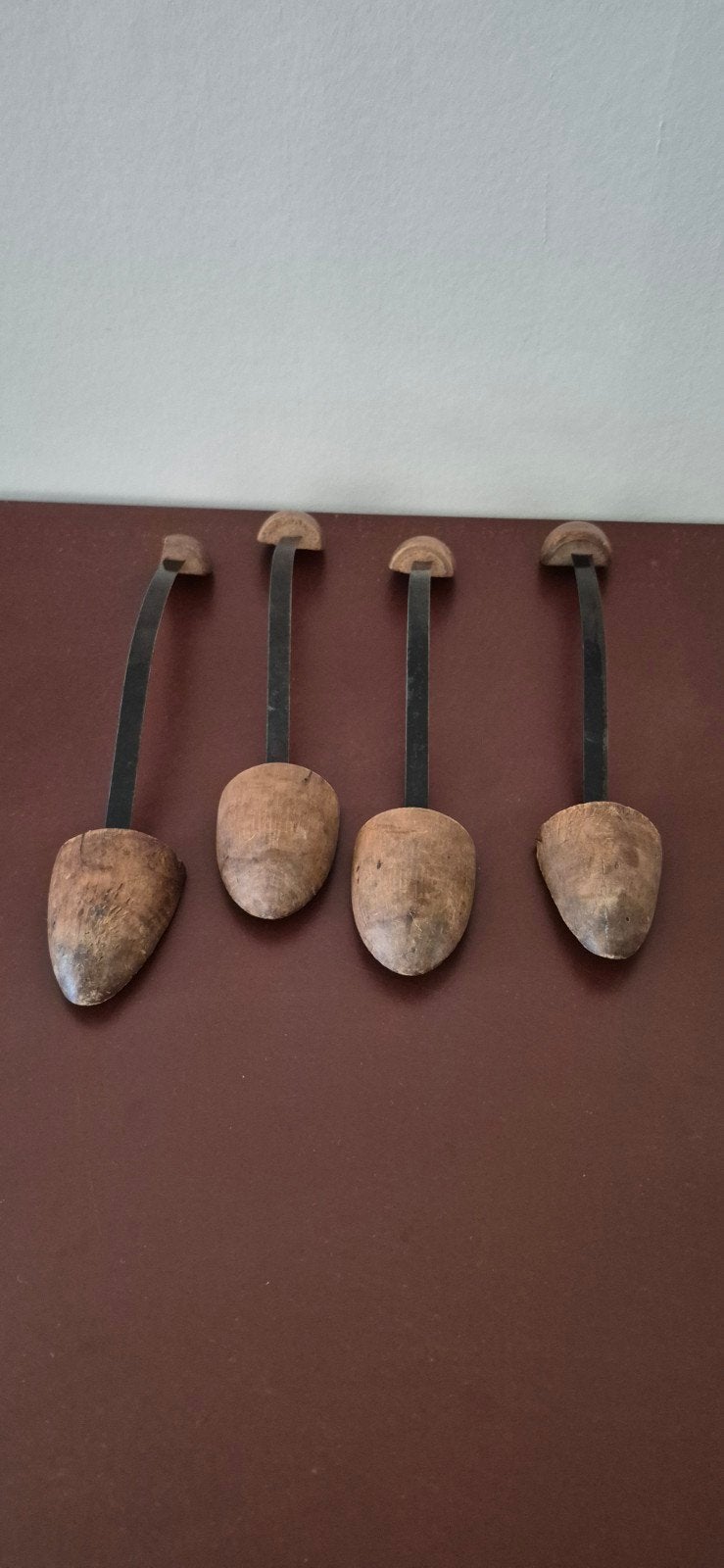 vintage houten schoenspanners, Ophalen