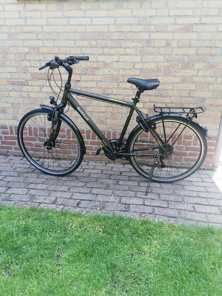 Kalkhof Agattu hybride fiets maat L schijfrem, Fietsen en Brommers, Fietsen | Heren | Herenfietsen, Gebruikt, Velgrem, Versnellingen