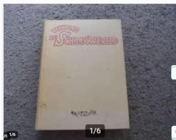 Weekblad de Schaakwereld 1936 1937, Boeken, Sportboeken, Gelezen, Overige sporten, Ophalen of Verzenden