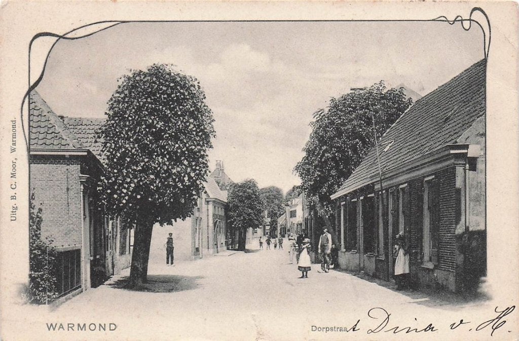 703-430-049 Warmond Dorpstraat, Verzamelen, Verzenden, Voor 1920, Zuid-Holland