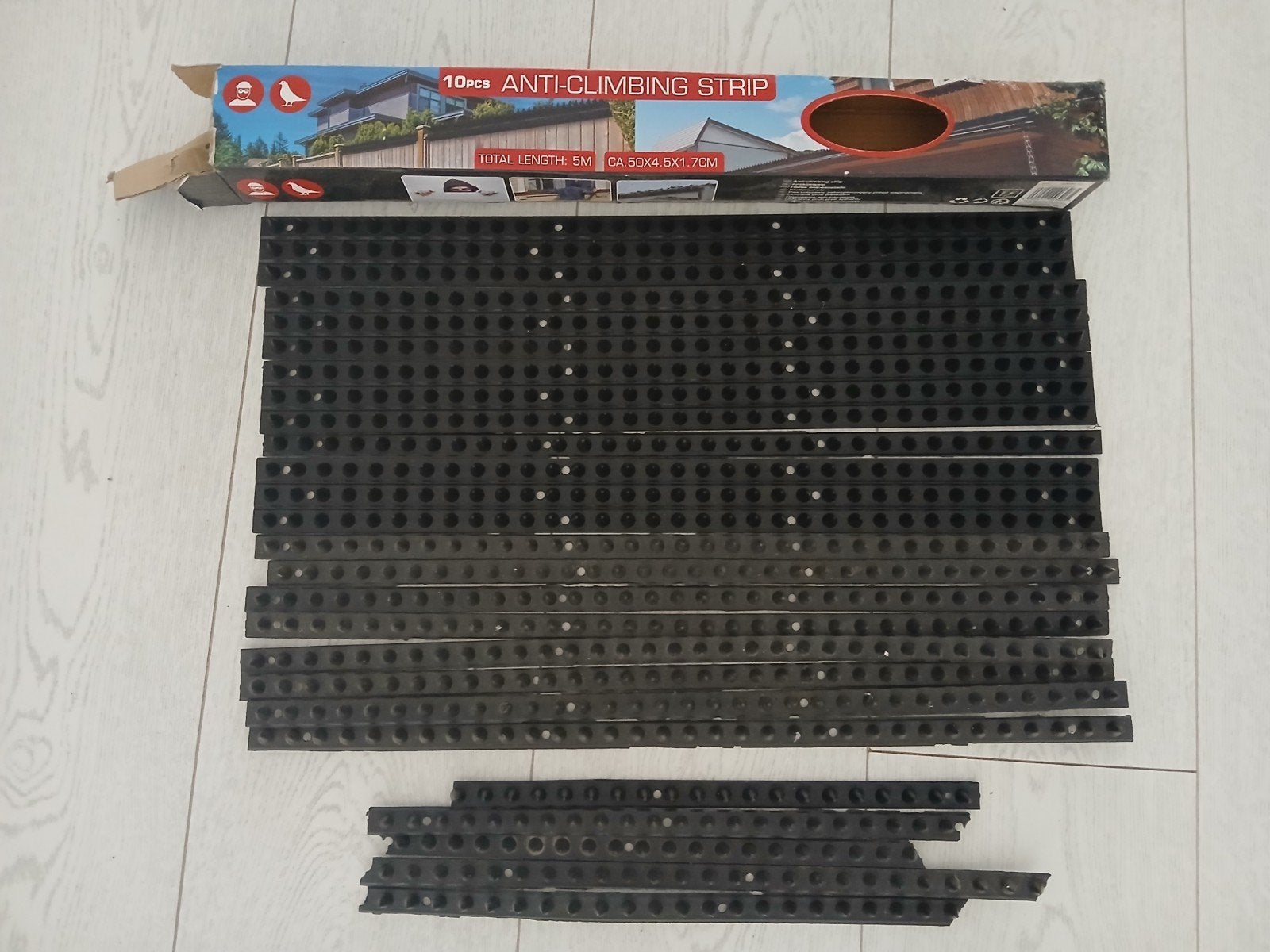 21x anti climbing strips 50 cm lang + kleinenstukjes, Ophalen of Verzenden
