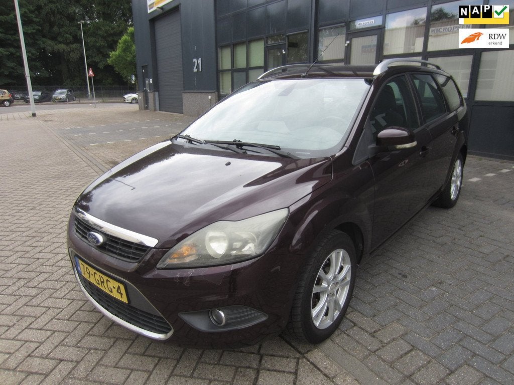 Ford Focus Wagon 1.6 Titanium 2008 Airco Cruise NAP! APK!, 1596 cc, Gebruikt, 635 kg, Origineel Nederlands