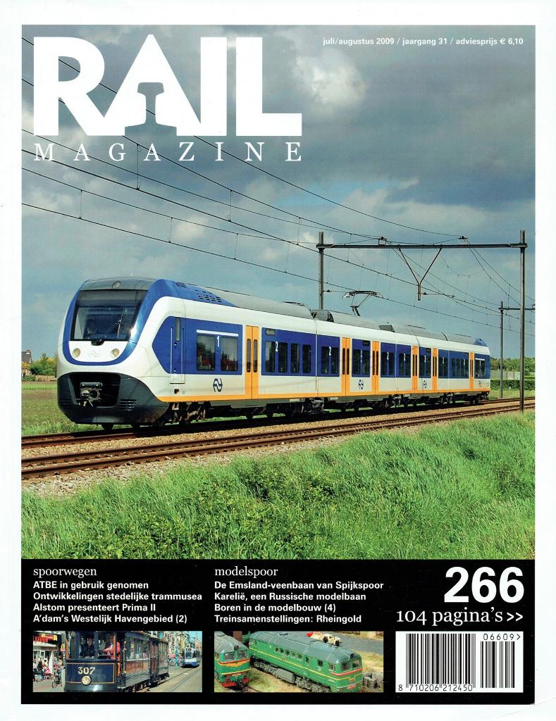 Rail Magazine Spoorwegen & Modelspoor 2009 nr. 266, Verzenden, Gelezen, Trein