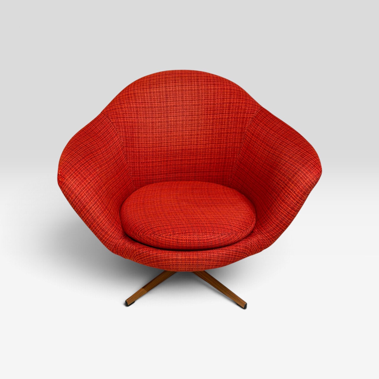 Wat een heerlijke jaren ’60 draaifauteuil, Huis en Inrichting, Mid - century - Vintage - Scandinavian design, Kunststof, ?, 75 tot 100 cm
