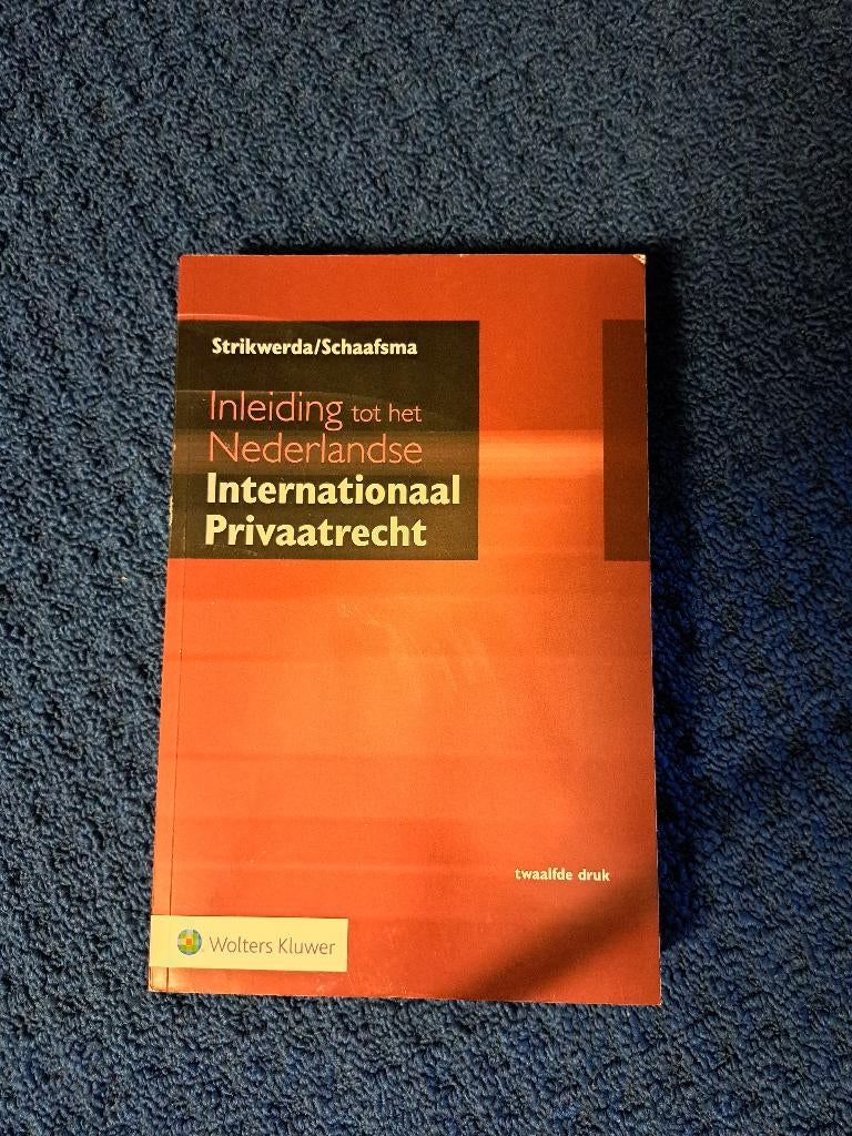 Inleiding tot Nederlands internationaal privaatrecht, Ophalen of Verzenden, Wolters Kluwer, Alpha, WO