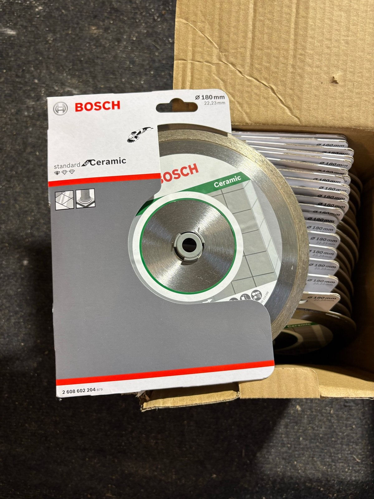 20x Bosch Standard Ceramic Diamantzaagbladen Ø180mm, Ophalen of Verzenden, Nieuw, Overige typen