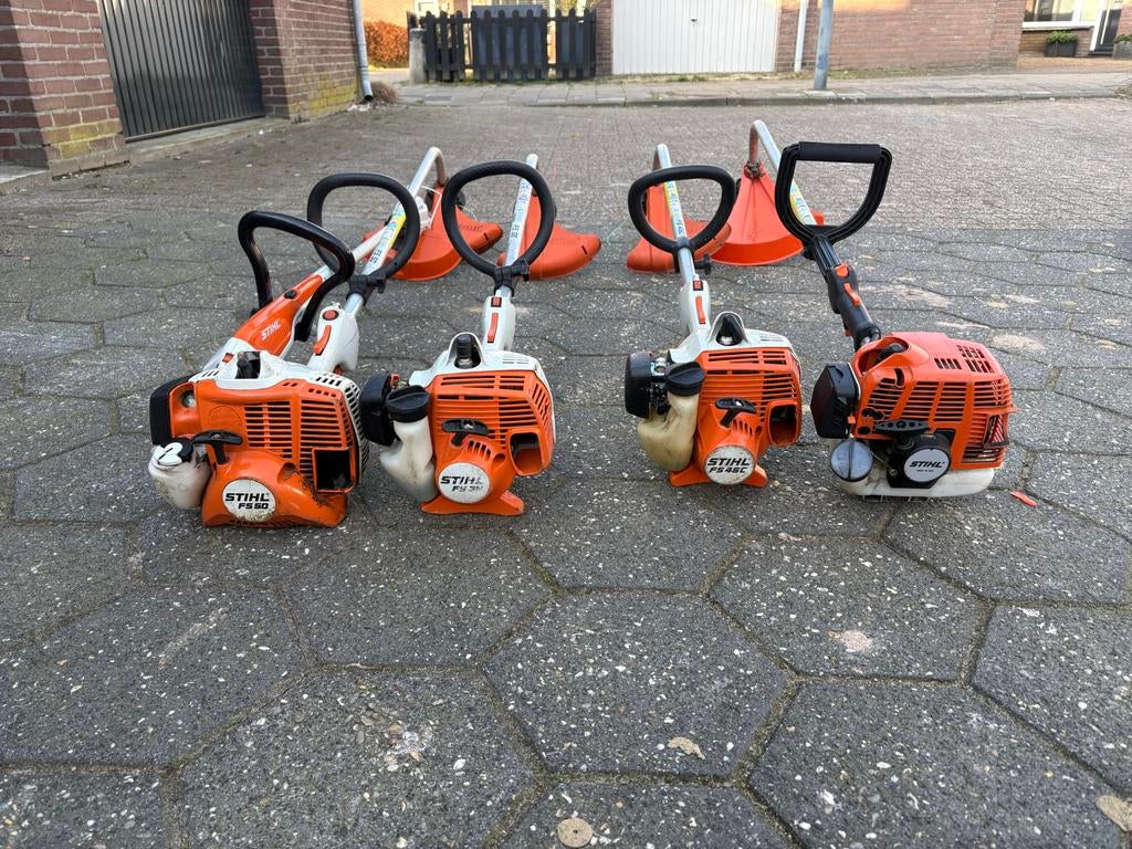 Diverse Stihl benzine trimmers en bosmaaiers te koop, Ophalen of Verzenden, Gebruikt, 30 tot 50 cm, Benzine