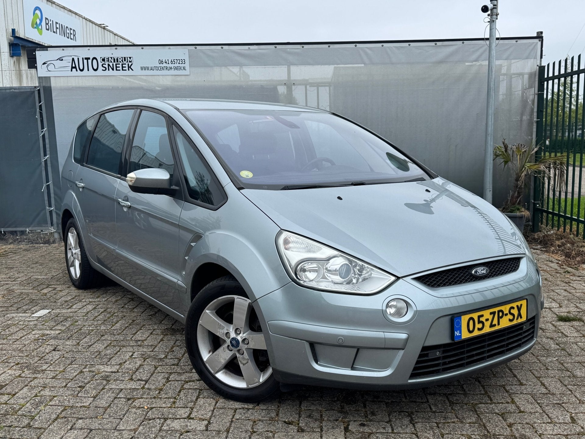 Ford S-Max 2.3-16V - AUT - Clima - Cruise - PDC, Auto's, Stof, Zwart, 4 cilinders, Bedrijf