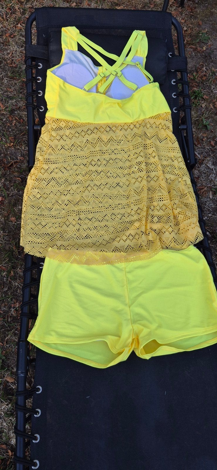 Gele tankini met shorts -  nieuw, Overige typen, Geel, Nieuw, Ophalen of Verzenden