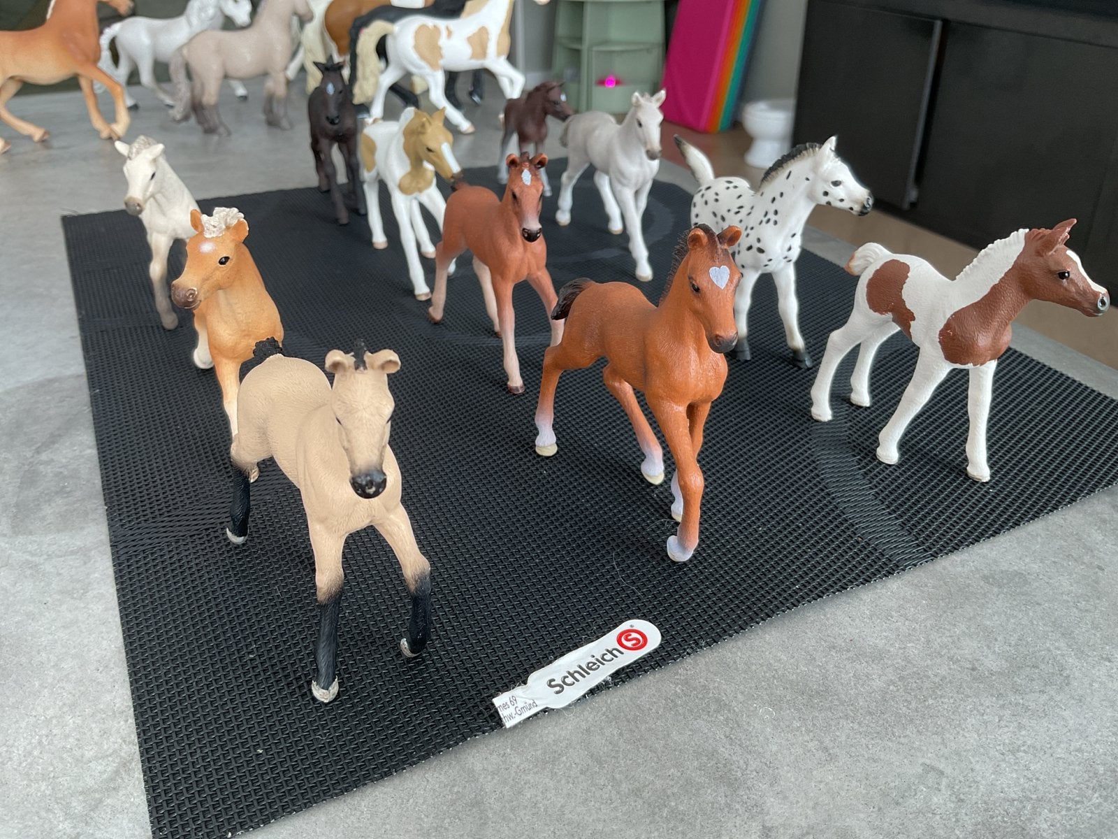 Schleich veulens - Grote collectie, Ophalen of Verzenden, Gebruikt, Jongen of Meisje