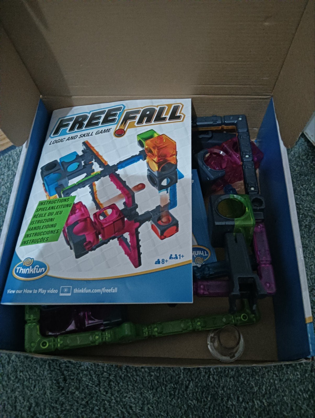Thinkfun Logic Games: Free Fall, Zip City, Rush Hour (8+), Ophalen of Verzenden, Gebruikt, Jongen of Meisje