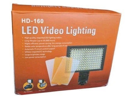 Professionele LED Video Light HD-160. Onmisbaar, Overige merken, Verzenden, Nieuw, LED-lamp