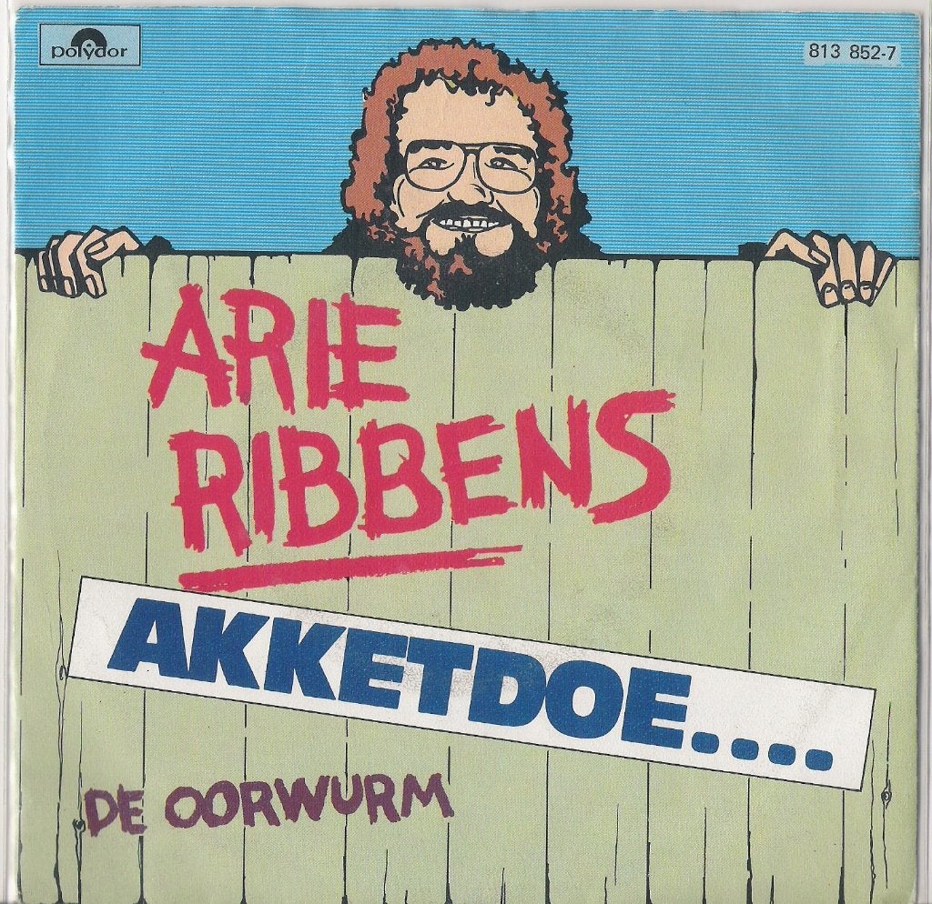 Vinyl Single Arie Ribbens, Cd's en Dvd's, Vinyl Singles, Ophalen of Verzenden, Gebruikt, Nederlandstalig