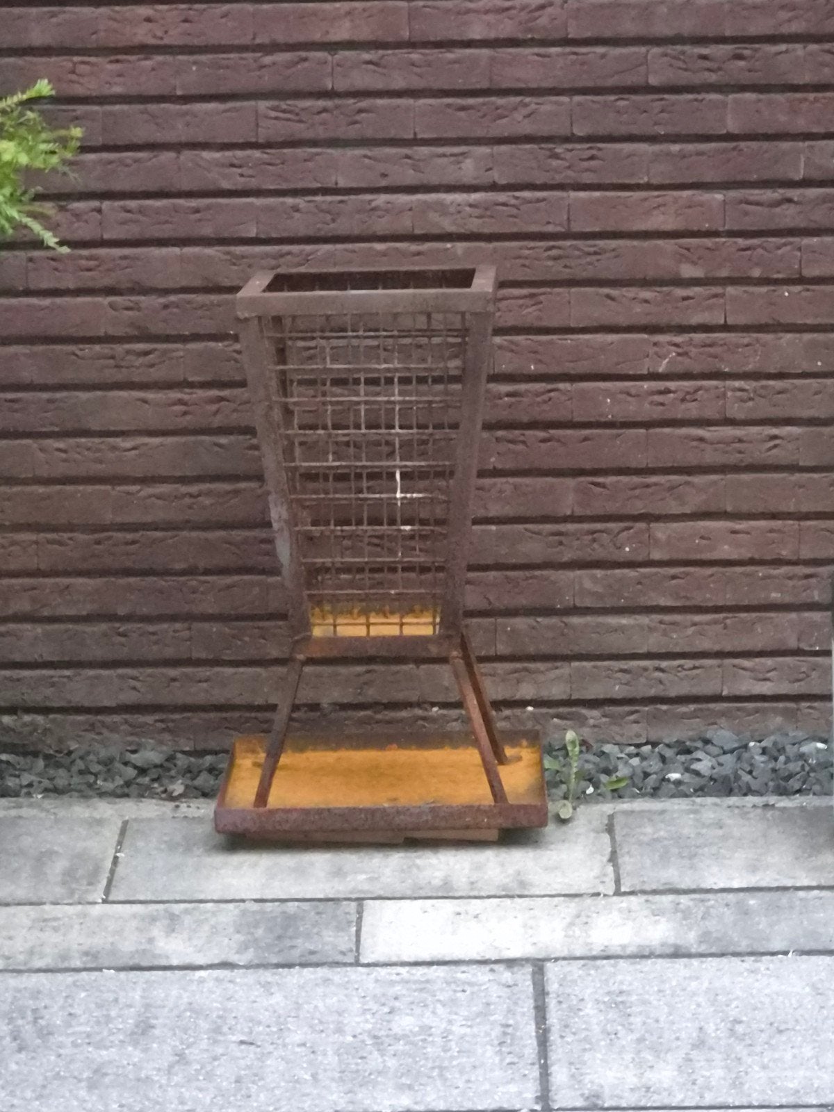 Vuurkorf met asplaat - Alleen afhalen, Ophalen, Gebruikt