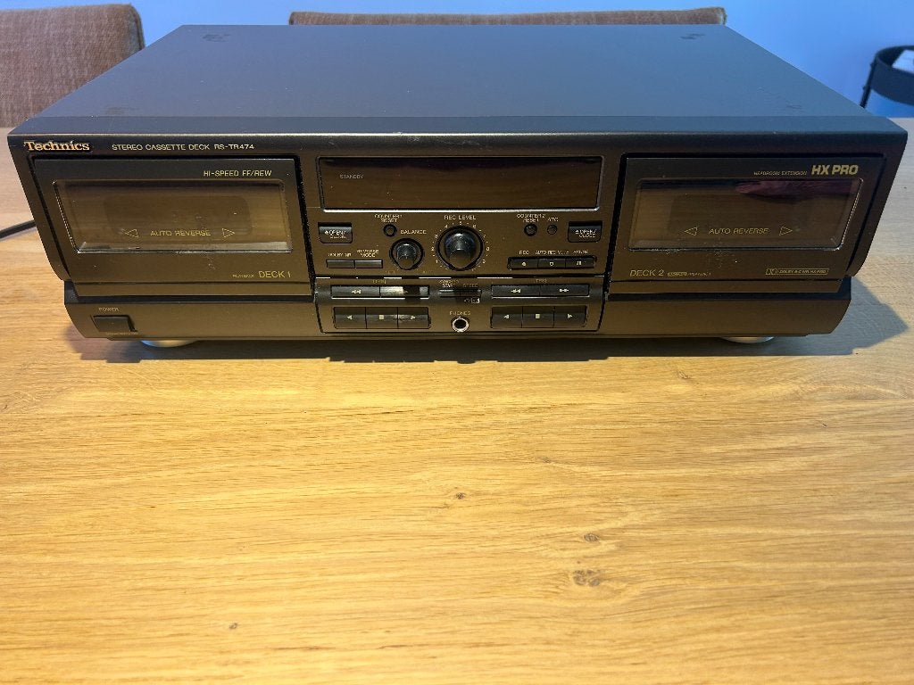 Technics RS-TR474 – Dubbel Cassettedeck, Ophalen of Verzenden, Dubbel, Overige merken