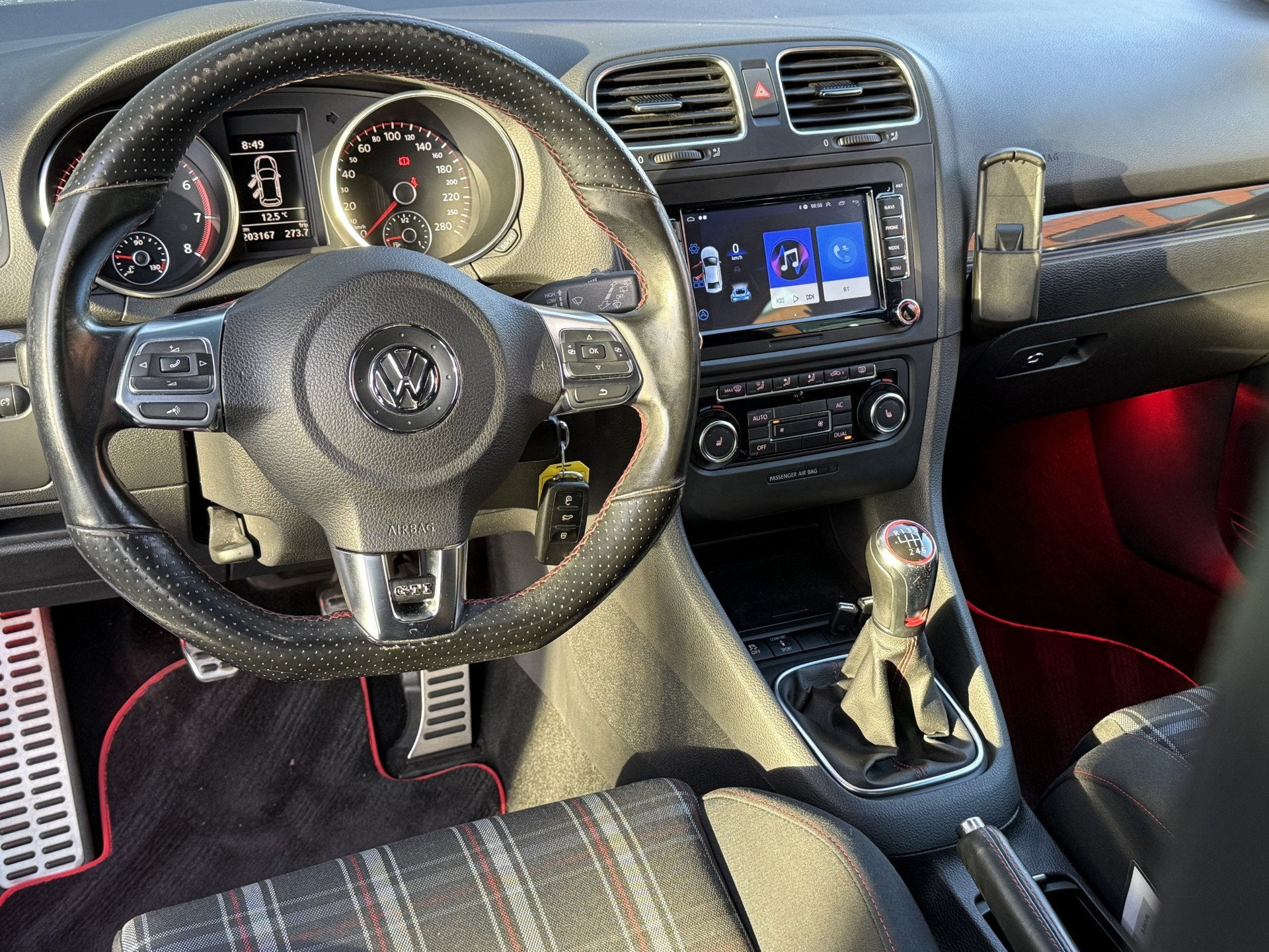 Volkswagen Golf BWJ 2011 2.0 330 PK GTI STAGE 2 | DOWNPIPE |, Voorwielaandrijving, Stof, Gebruikt, 4 cilinders