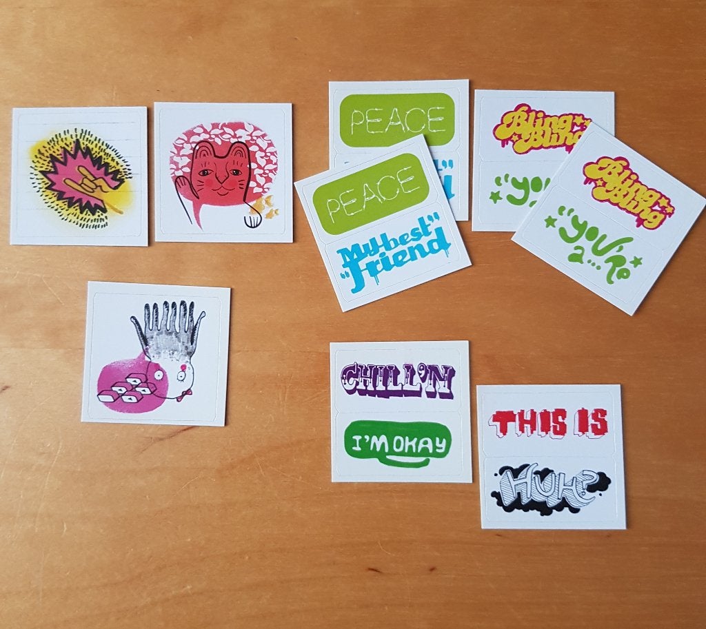 STICK A MESSAGE Lay`s STICKERS, Ophalen of Verzenden, Spiek, Overige typen