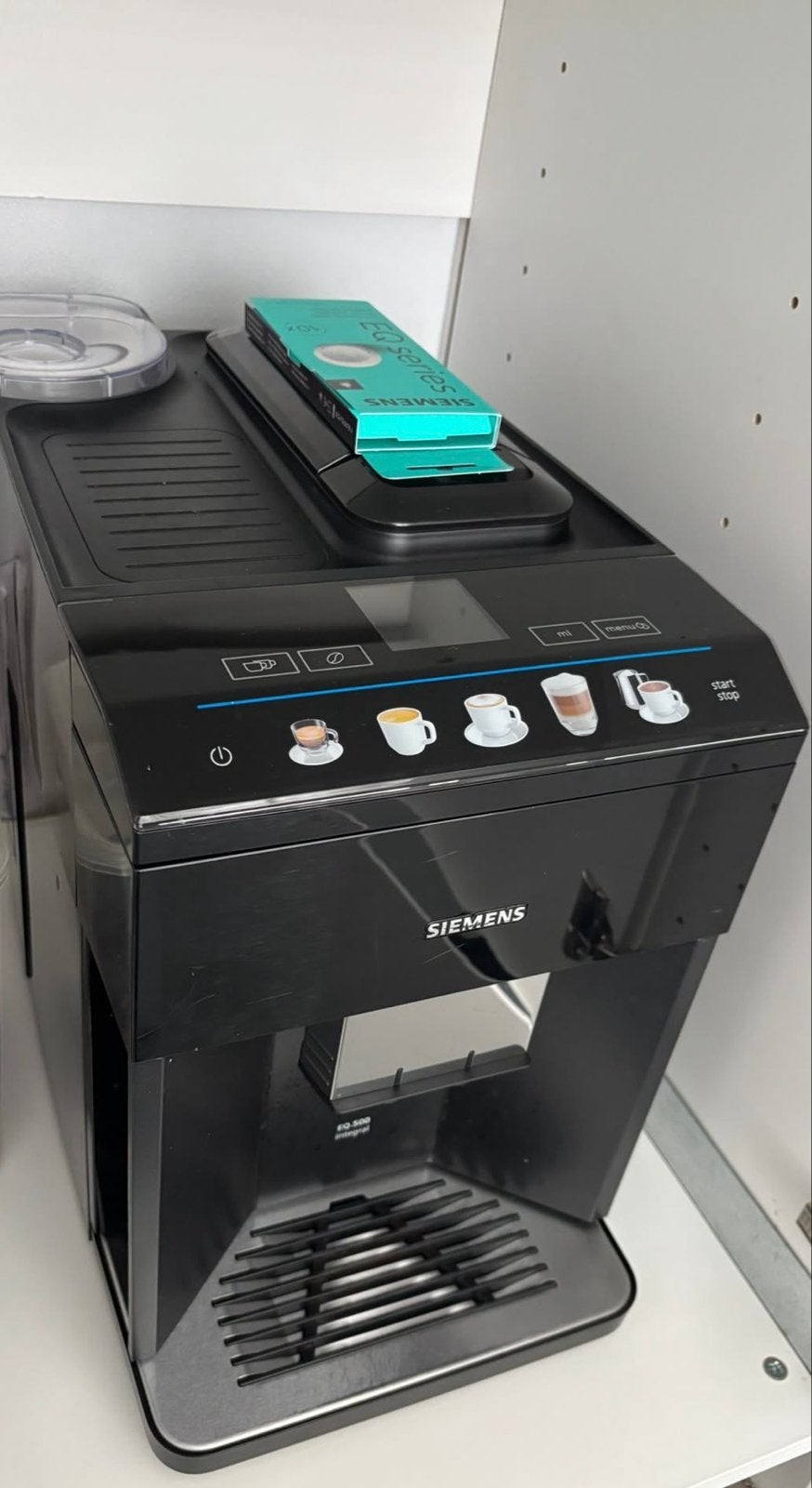 Siemens EQ.500 Integral Koffiemachine - Gebruikt, Ophalen, Gebruikt, Koffiemachine, Koffiebonen
