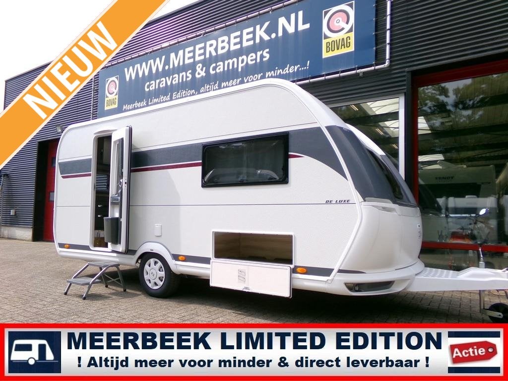 Hobby De Luxe 460 SL 2027 NIEUWSTE MODEL !, Schokbreker, Hobby, Particulier, 2 aparte bedden