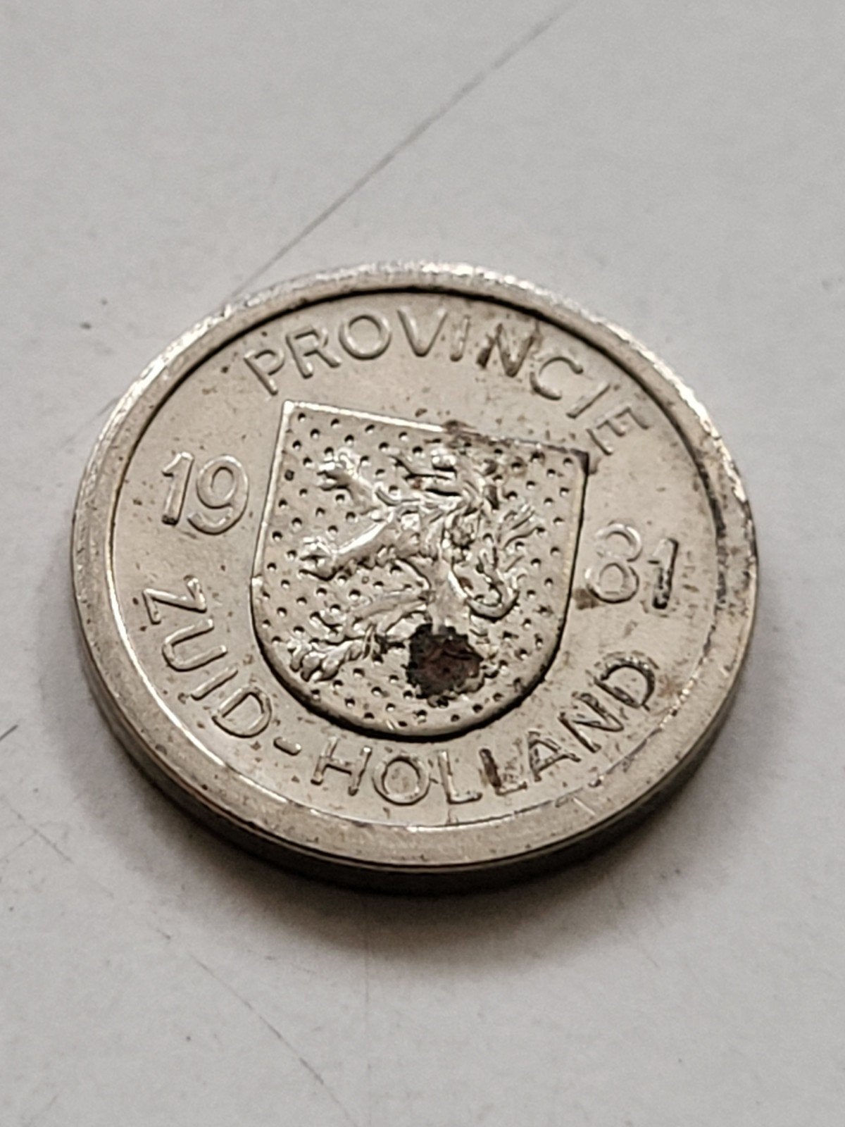 Zuid-Holland 5 Cents Provinciepenning 1981, Postzegels en Munten, Ophalen of Verzenden