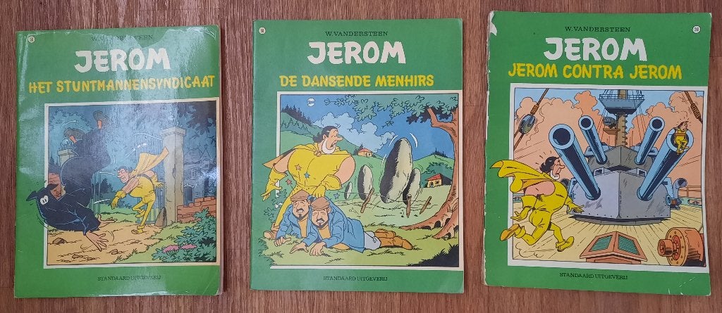 stripboeken 3x Jerom 1970, 1973, 1974, Meerdere stripboeken, Ophalen of Verzenden, Gelezen