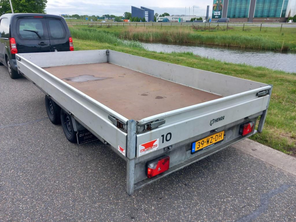 henra plateauwagen 400x200, Gebruikt
