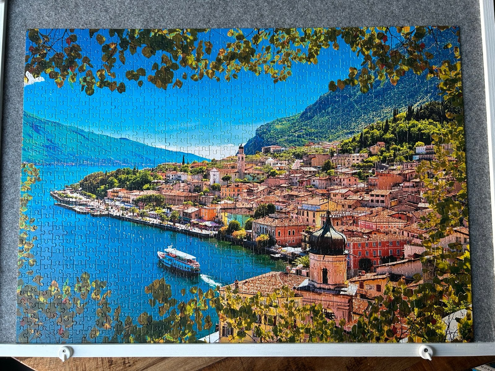 Legpuzzel Gardameer 1000 stukjes, Ophalen of Verzenden, 500 t/m 1500 stukjes, Zo goed als nieuw, Legpuzzel