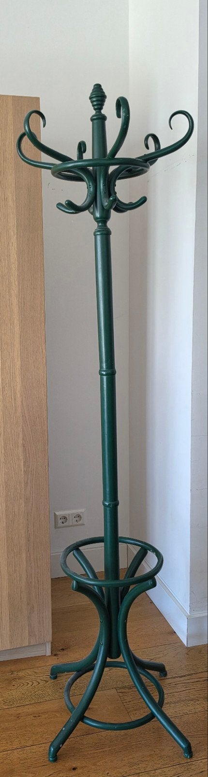 Vintage Groene Staande Kapstok - Klassiek Design, Huis en Inrichting, Ophalen, Gebruikt, Staande kapstok, 150 tot 200 cm