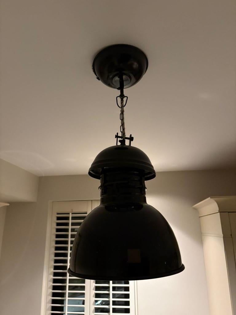 Hanglamp HK LIVING DIAMETER 28 cm, Ophalen, Gebruikt, Metaal, 50 tot 75 cm