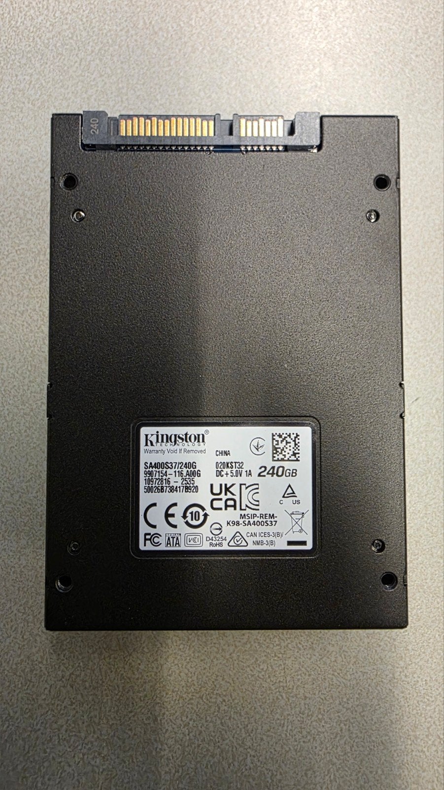 Kingston A400 SSD 240GB SATA III Interne Solid State Drive, Computers en Software, Intern, Kingston, Server, Ophalen of Verzenden