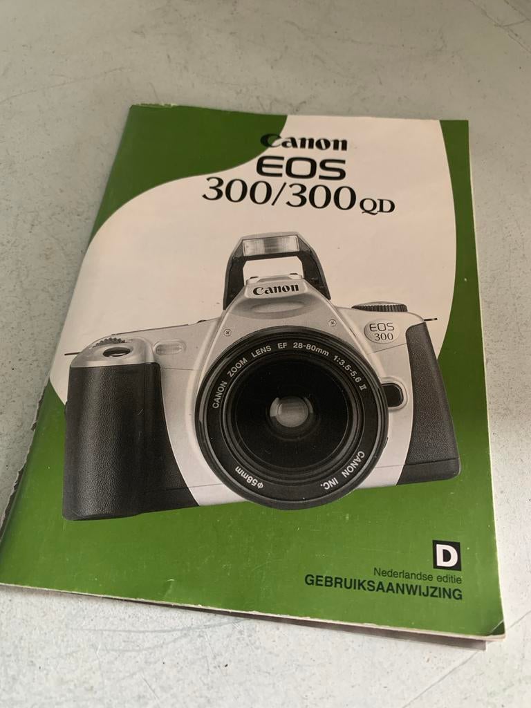 Canon EOS 300/300QD Gebruiksaanwijzing (Nederlands), Ophalen of Verzenden, Gelezen, Overige onderwerpen