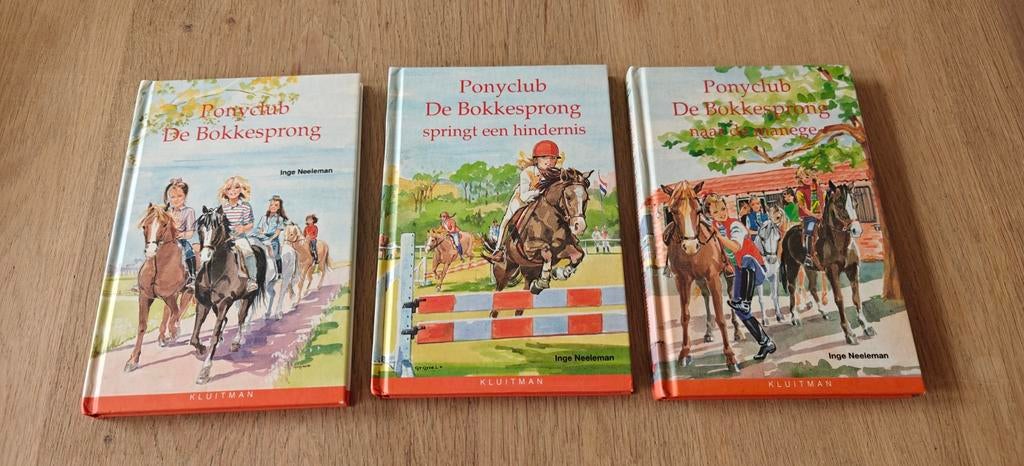 Ponyclub De Bokkesprong boeken, 3 stuks, Boeken, Ophalen, Gelezen, Inge Neeleman, Fictie algemeen