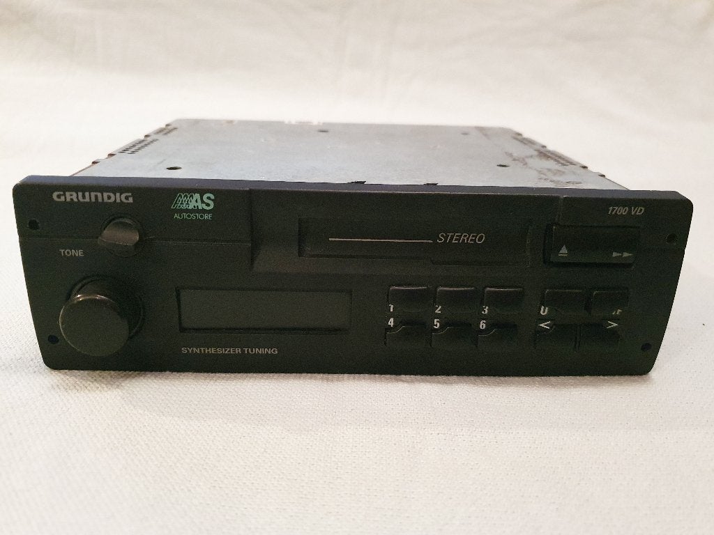 Autoradio - Grundig WKC 1700 VD - Tuner Cassette Player, Auto diversen, Autoradio's, Ophalen of Verzenden, Gebruikt