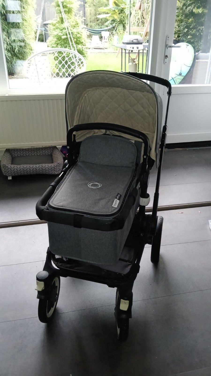 Bugaboo Buffalo kinderwagen - grijs - met assecoires, Ophalen, Gebruikt, Bugaboo, Combiwagen