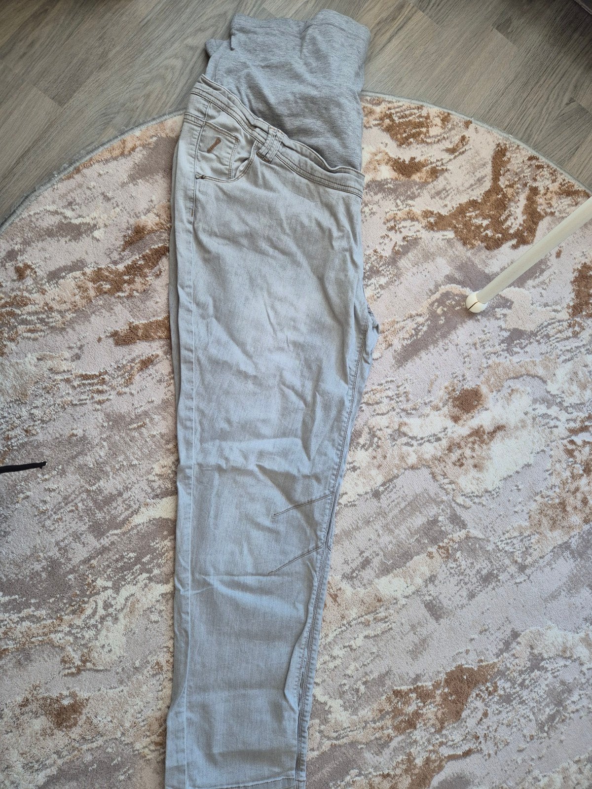 zwangerschapsbroek, Kleding | Dames, Maat 46/48 (XL) of groter, Ophalen of Verzenden, Zo goed als nieuw, Grijs