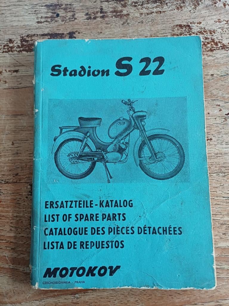 Vintage onderdelen catalogus Stadion S22 bromfiets, Boeken, Catalogussen en Folders, Gelezen, Catalogus, Ophalen of Verzenden