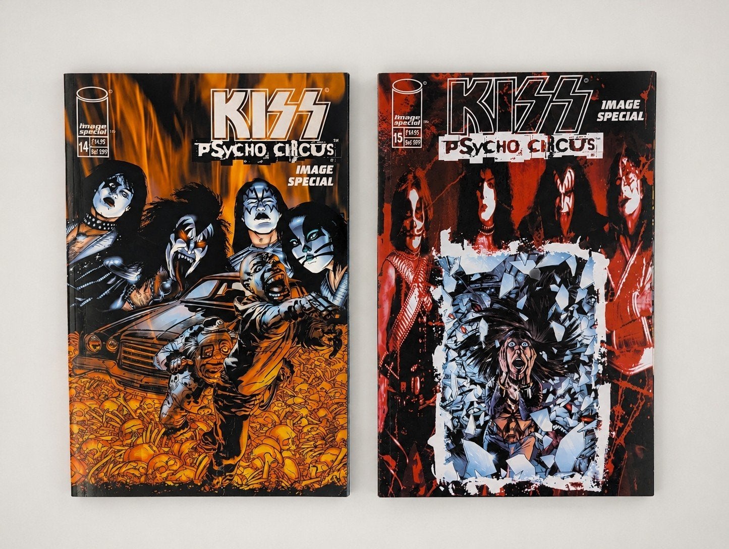 Kiss - Psycho Circus 2x, Meerdere comics, Ophalen of Verzenden, Zo goed als nieuw, Europa