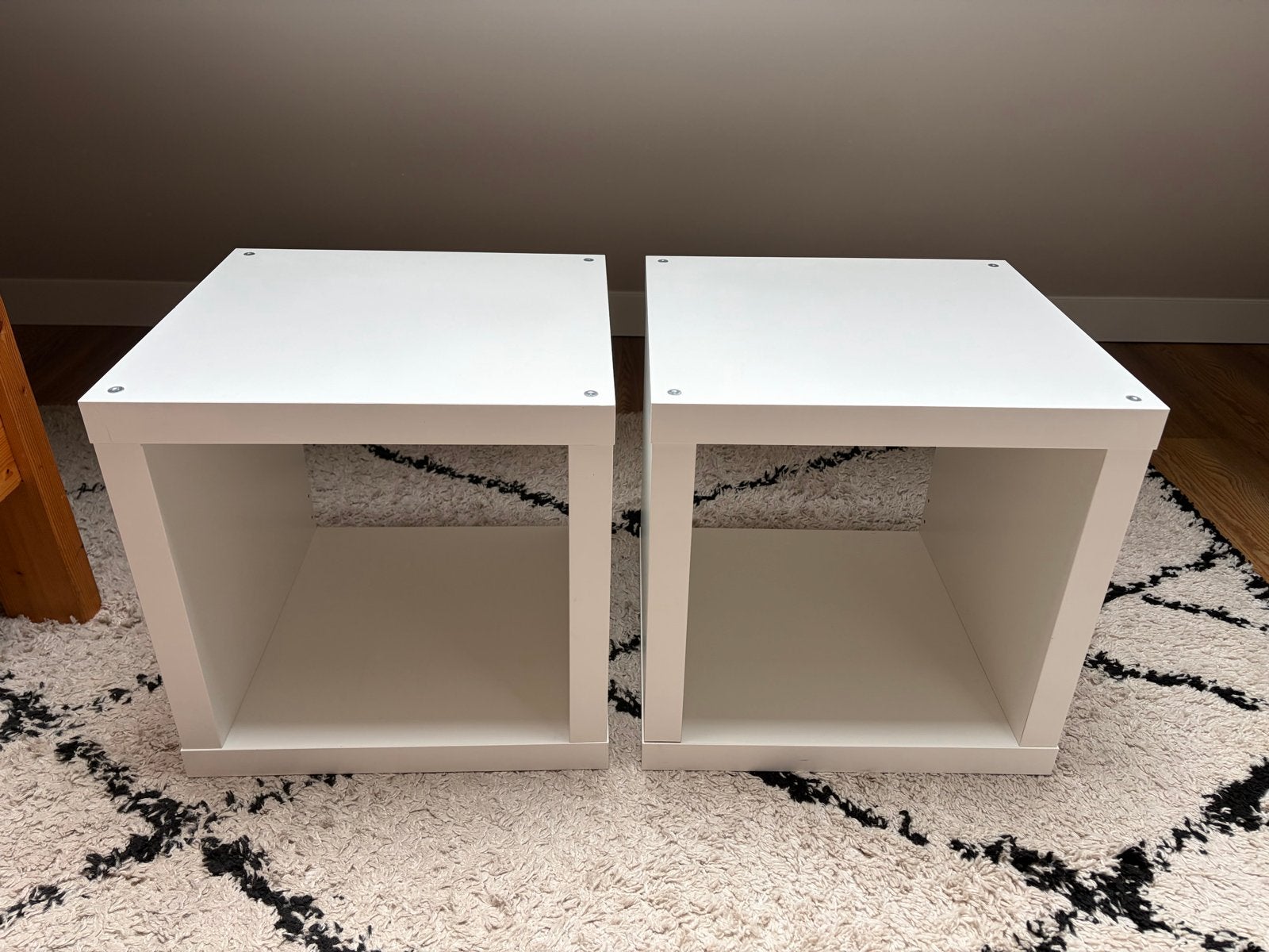 2x IKEA KALLAX kubus opbergers wit, Ophalen, Zo goed als nieuw